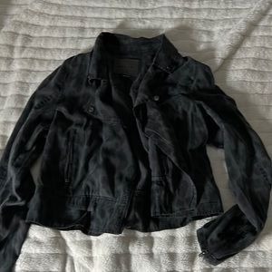 light jacket, size medium, blackish grey